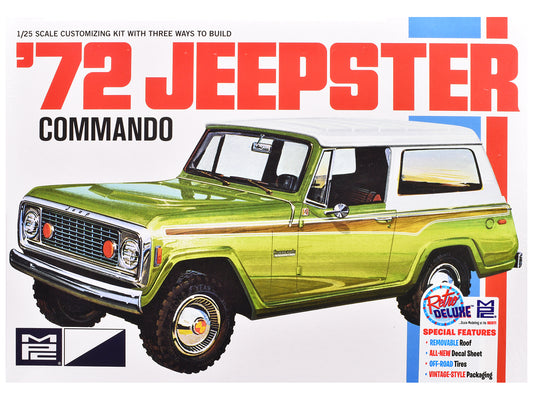 Skill 2 Model Kit 1972 Jeep Jeepster Commando 1/25 Scale Model by MPC