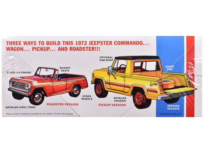 Skill 2 Model Kit 1972 Jeep Jeepster Commando 1/25 Scale Model by MPC