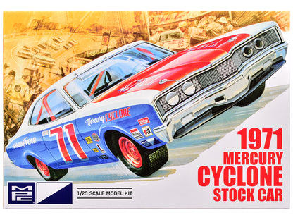 Skill 2 Model Kit 1971 Mercury Cyclone Stock Car 1/25 Scale Model by MPC