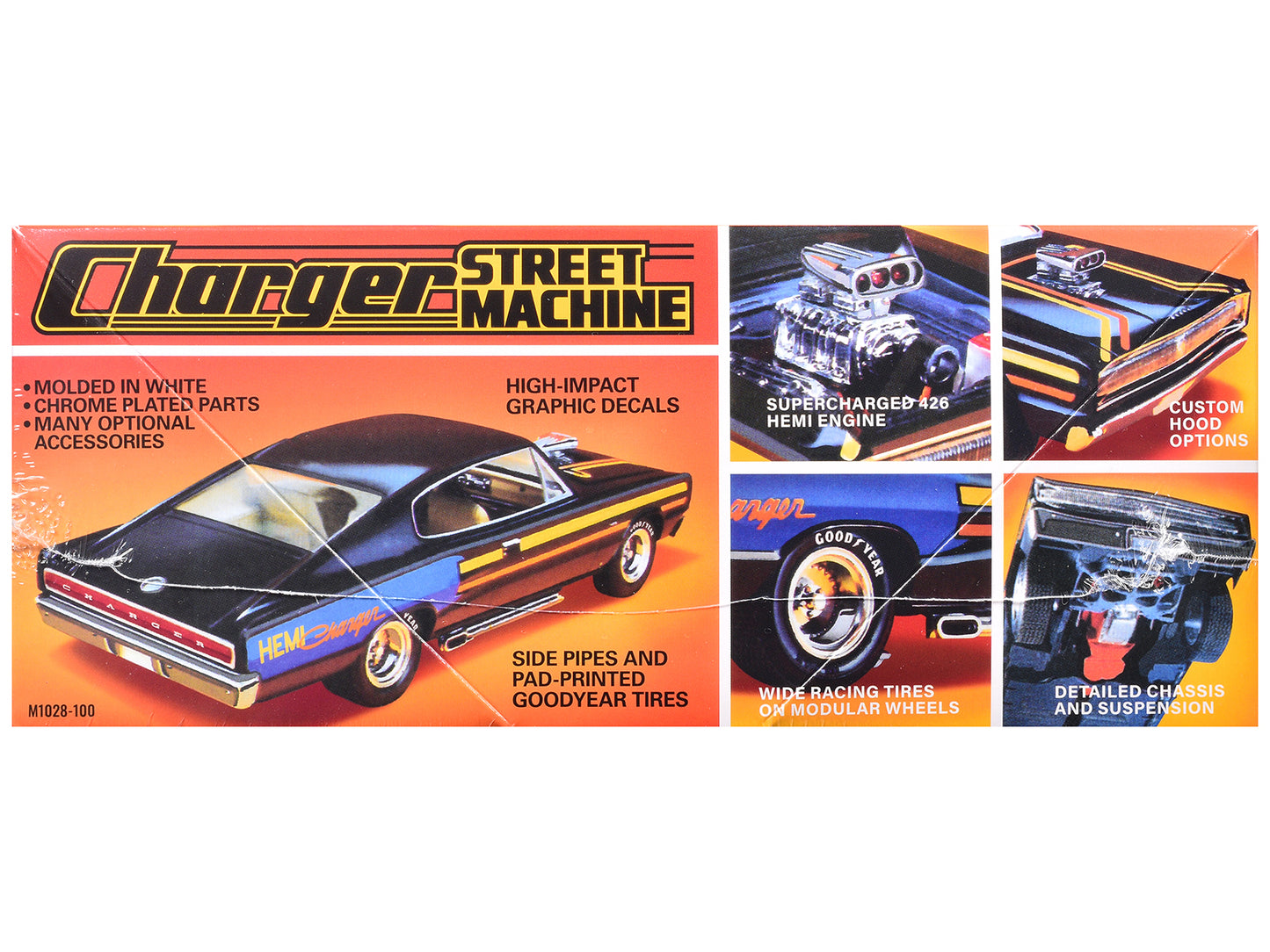 Skill 2 Model Kit 1967 Dodge Charger Street Machine 1/25 Scale Model by MPC