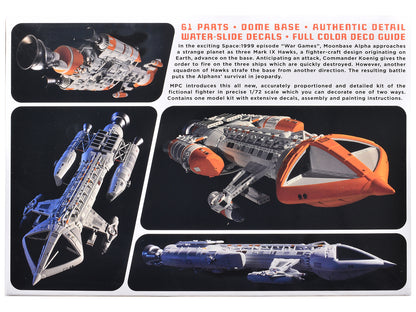 Skill 2 Model Kit Hawk Mark IX Spacecraft "Space: 1999" (1975-1977) TV Series 1/72 Scale Model by MPC