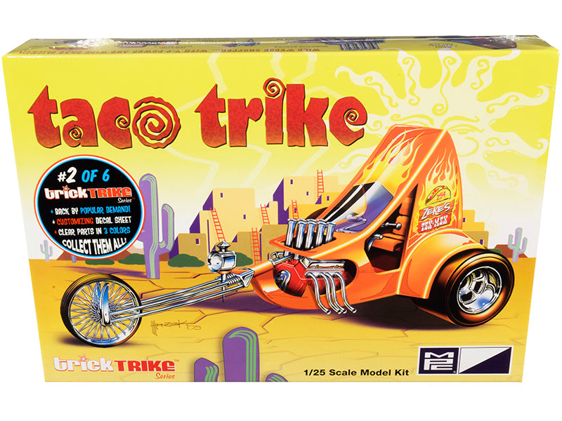 Skill 2 Model Kit Taco Trike "Trick Trikes" Series 1/25 Scale Model by MPC-DiecastModeler.com