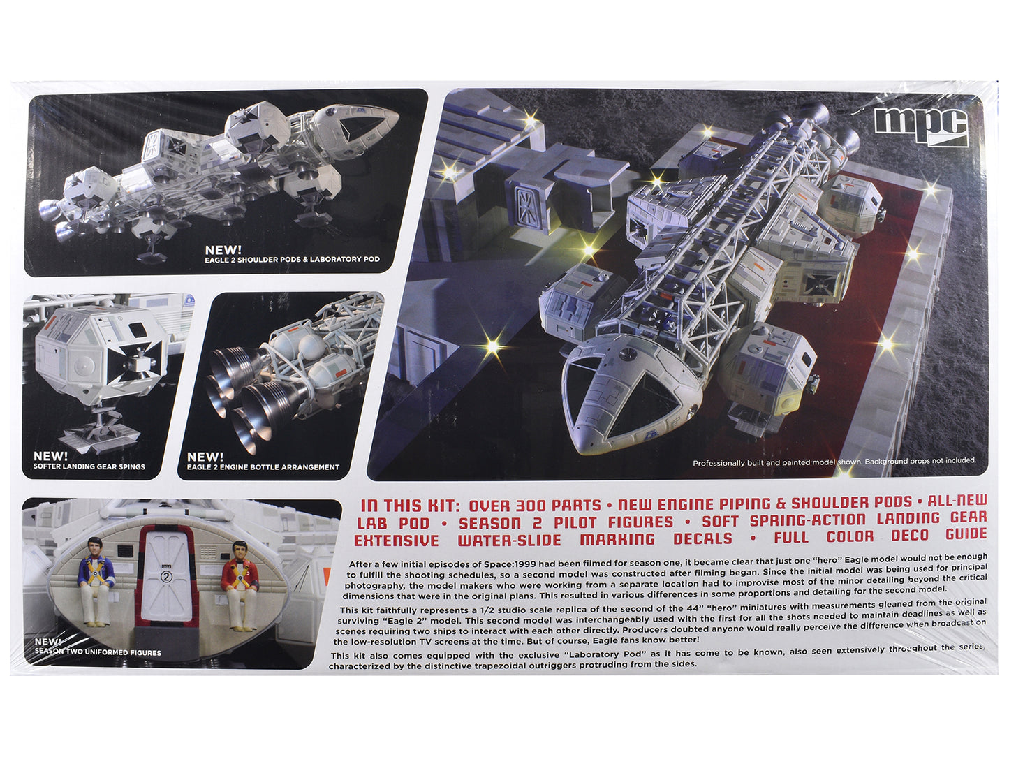 Skill 2 Model Kit Eagle 2 Laboratory Pod "Space: 1999" (1975-1977) TV Series 1/48 Scale Model by MPC