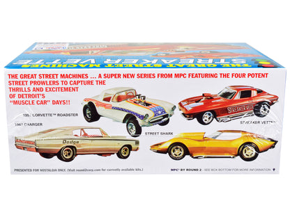 Skill 2 Model Kit 1967 Chevrolet Corvette Stingray "Streaker Vette" "The Great Street Machines" Series 1/25 Scale Model Car by MPC-DiecastModeler.com