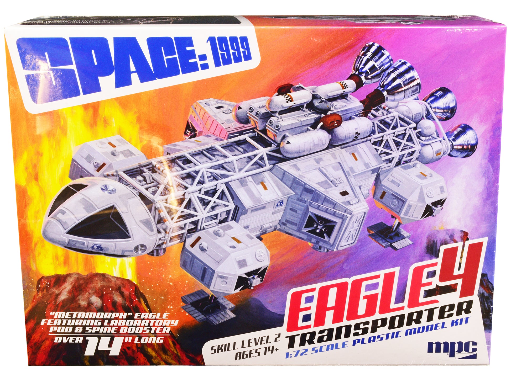 Skill 2 Eagle 4 Transporter "Space: 1999" (1975-1977) TV Show Model Kit  1/72 Scale Model by MPC-DiecastModeler.com