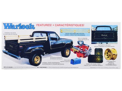 Skill 2 Model Kit 1977 Dodge Warlock Stepside Pickup Truck 1/25 Scale Model by MPC-DiecastModeler.com