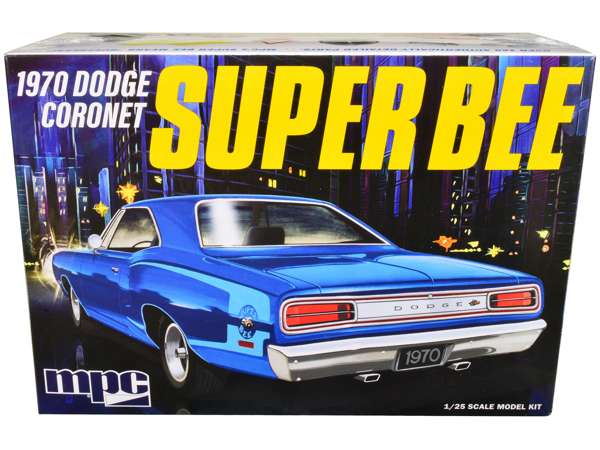 Skill 2 Model Kit 1970 Dodge Coronet Super Bee 1/25 Scale Model by MPC-DiecastModeler.com