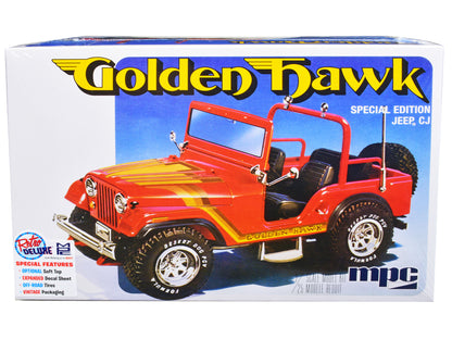 Skill 2 Model Kit 1981 Jeep CJ5 Golden Hawk 1/25 Scale Model Car by MPC-DiecastModeler.com