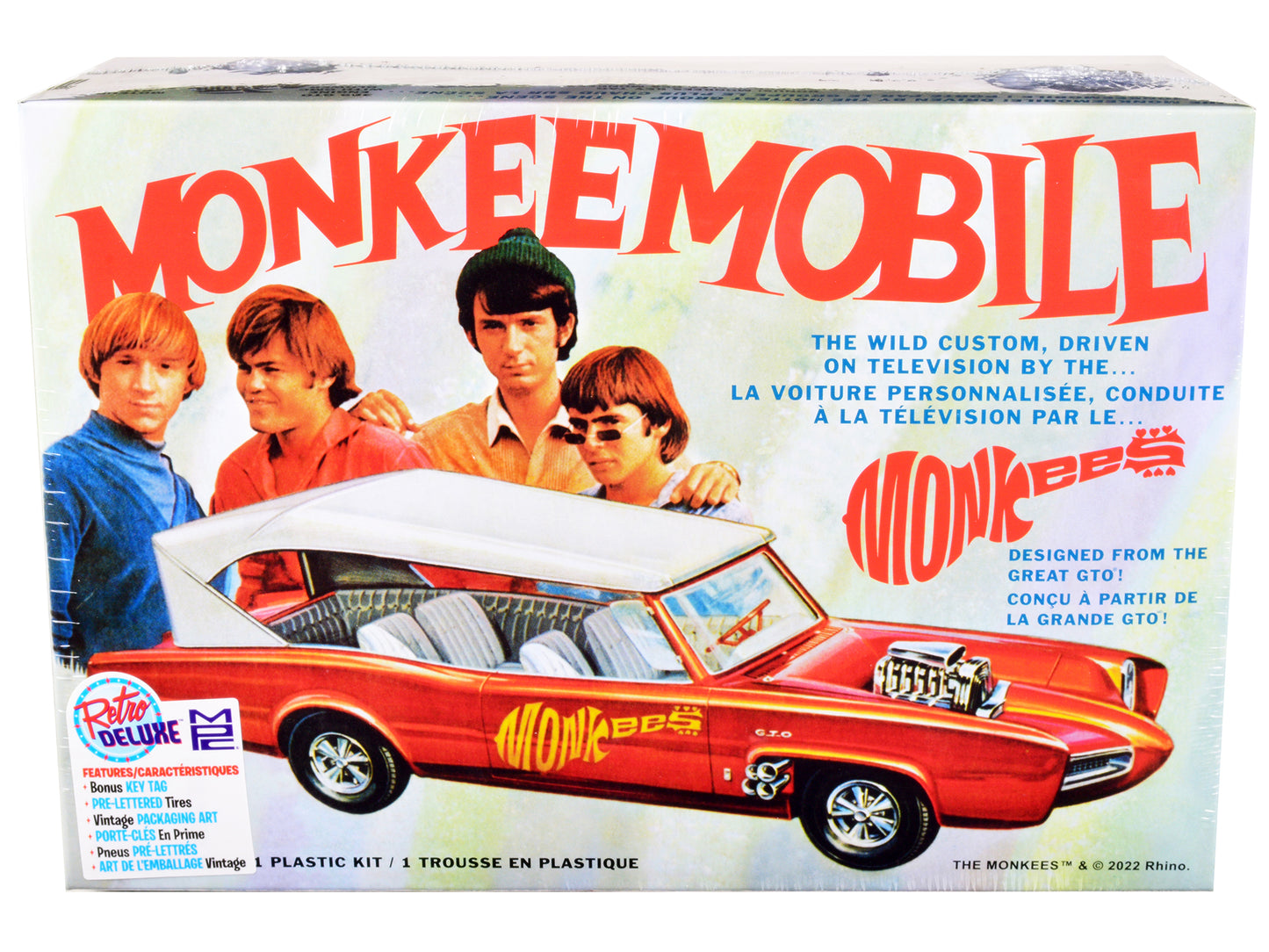Skill 2 Model Kit Monkeemobile "The Monkees" (1966-1968) TV Series 1/25 Scale Model Car by MPC-DiecastModeler.com