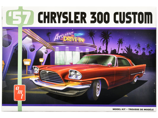 Skill 2 Model Kit 1957 Chrysler 300 Custom 1/25 Scale Model by AMT-DiecastModeler.com