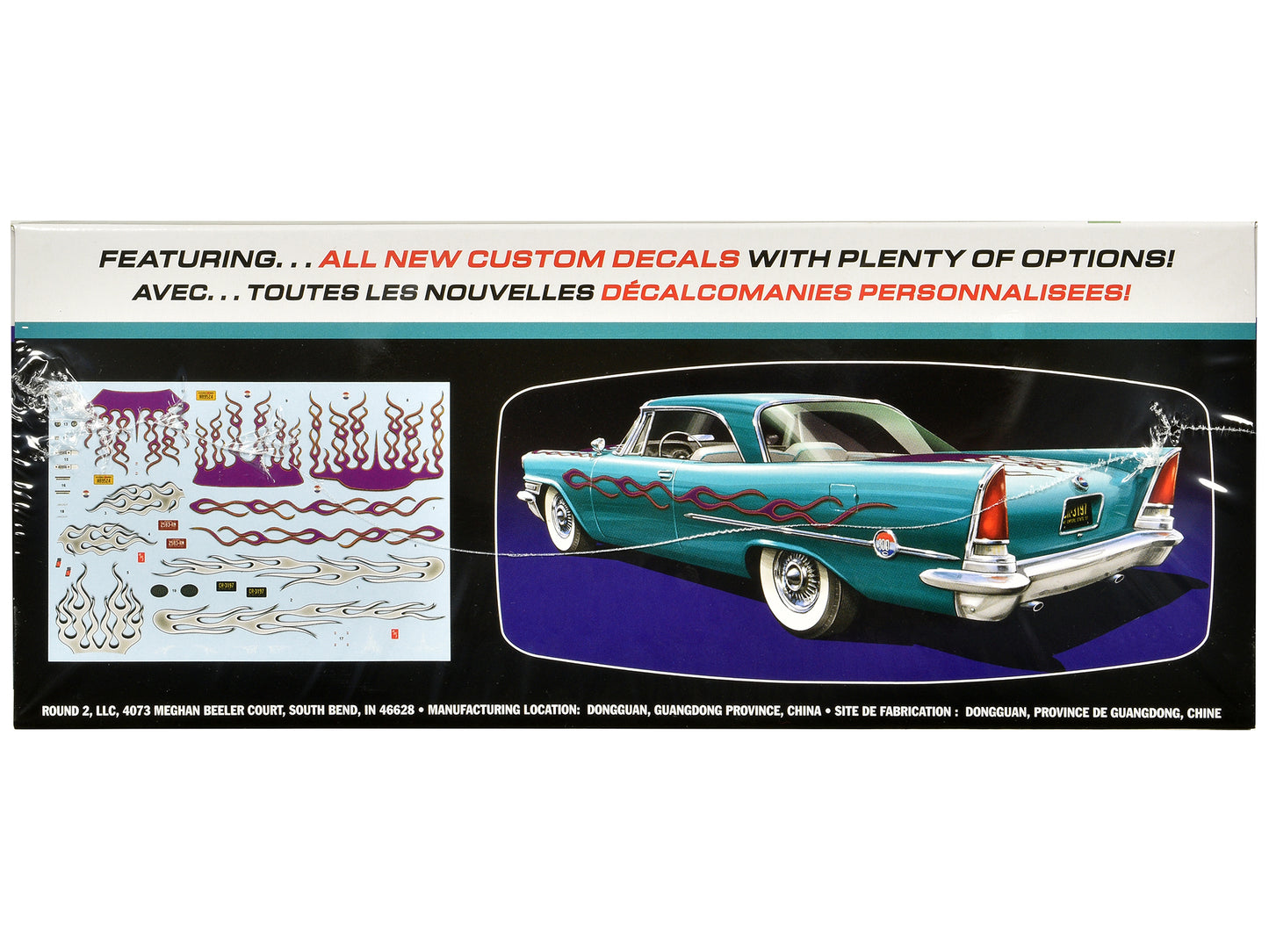 Skill 2 Model Kit 1957 Chrysler 300 Custom 1/25 Scale Model by AMT-DiecastModeler.com