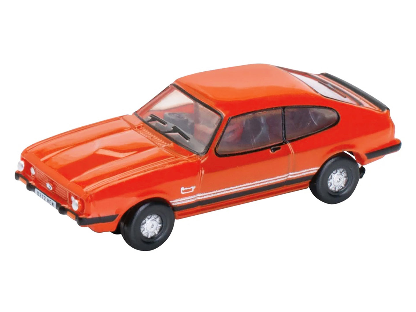 Ford Capri Mk3 RHD (Right Hand Drive) Sebring Red 1/148 (N) Scale Diecast Model Car by Oxford Diecast
