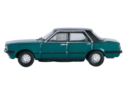 Ford Cortina Mk5 RHD (Right Hand Drive) Cosmos Blue Metallic with Black Top 1/148 (N) Scale Diecast Model Car by Oxford Diecast