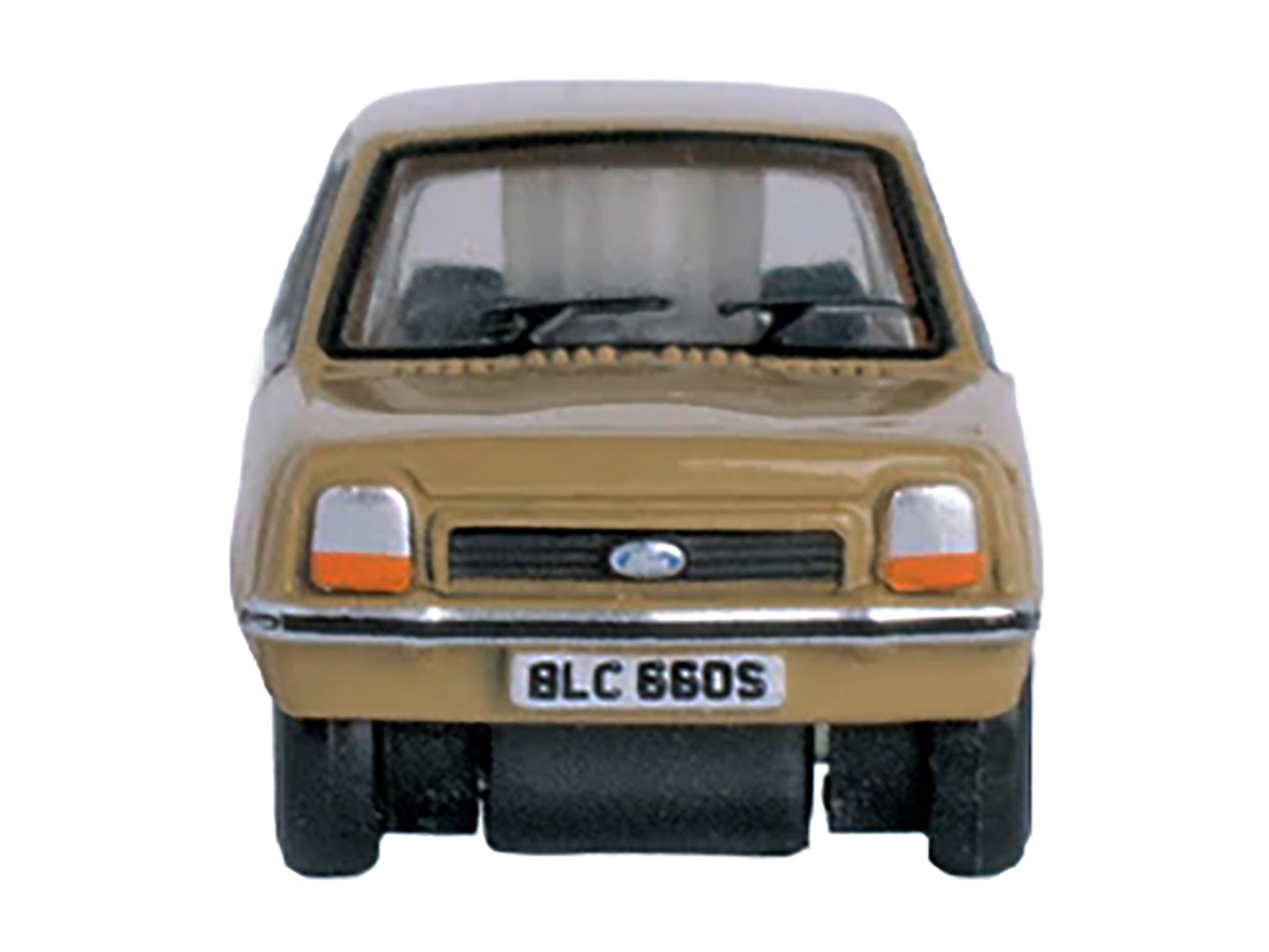 Ford Fiesta Mk1 RHD (Right Hand Drive) Nevada Beige 1/148 (N) Scale Diecast Model Car by Oxford Diecast