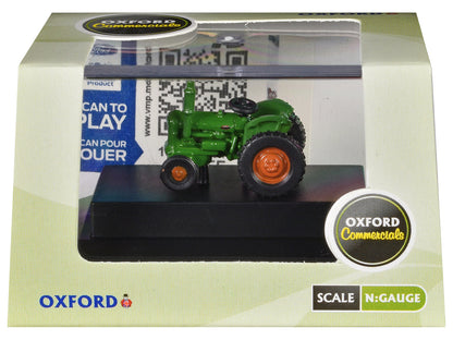 Fordson Tractor Green with Orange Wheels 1/148 (N) Scale Diecast Model Car by Oxford Diecast-DiecastModeler.com