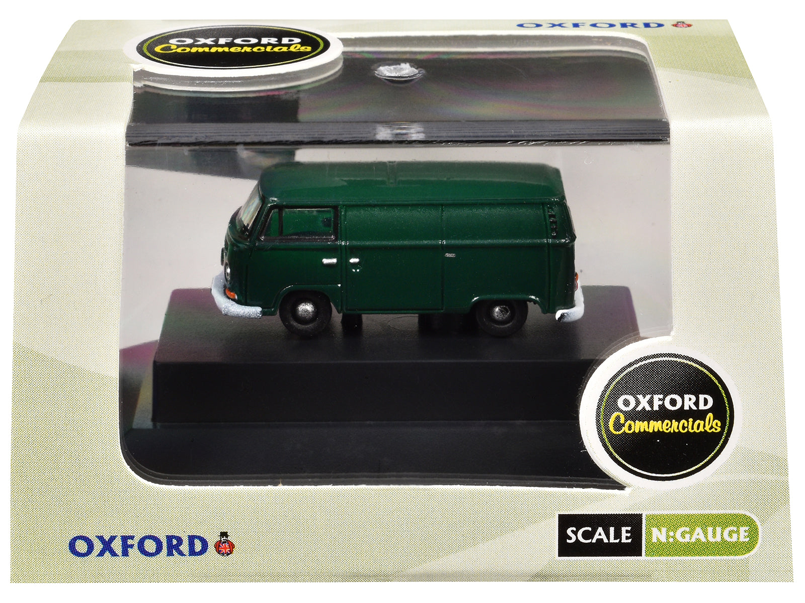 Volkswagen T2 Van Peru Green 1/148 (N) Scale Diecast Model Car by Oxford Diecast-DiecastModeler.com