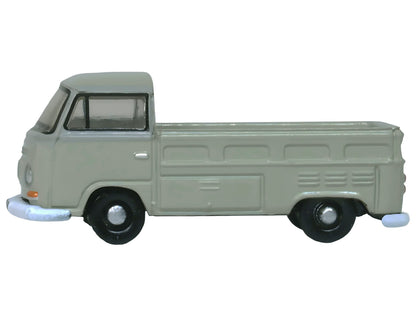 Volkswagen T2 Pickup Truck Light Gray 1/148 (N) Scale Diecast Model Car by Oxford Diecast-DiecastModeler.com