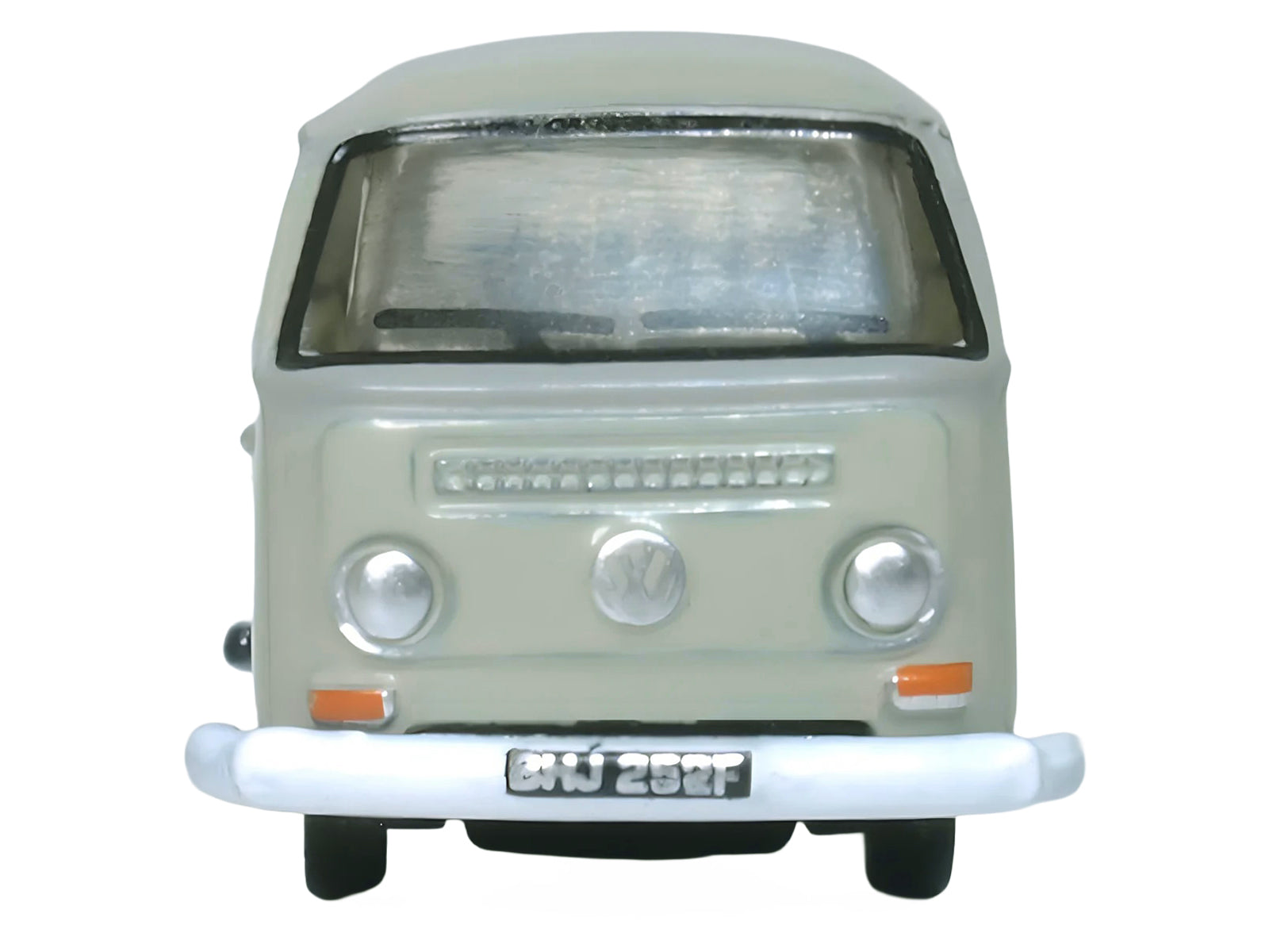 Volkswagen T2 Pickup Truck Light Gray 1/148 (N) Scale Diecast Model Car by Oxford Diecast-DiecastModeler.com