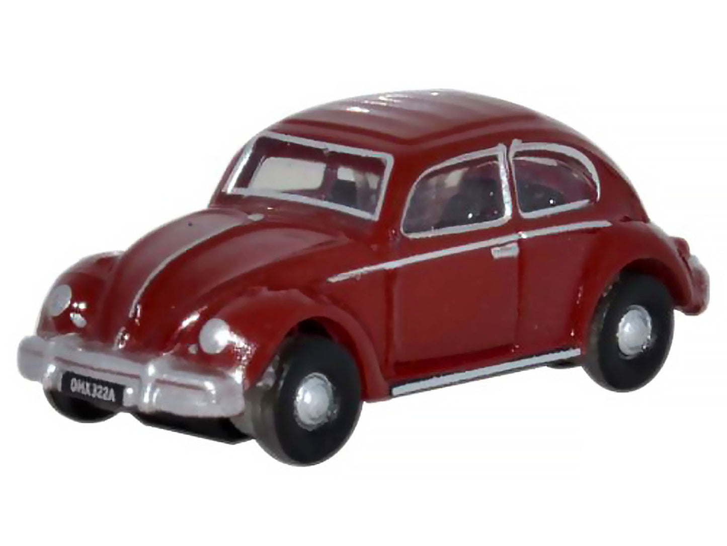 Volkswagen Beetle Ruby Red 1/148 (N) Scale Diecast Model Car by Oxford Diecast