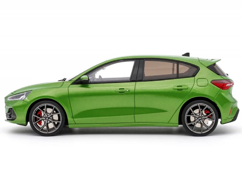 2022 Ford Focus MK5 ST Phase 2 Mean Green Metallic Limited Edition to 2000 pieces Worldwide 1/18 Model Car by Otto Mobile-DiecastModeler.com