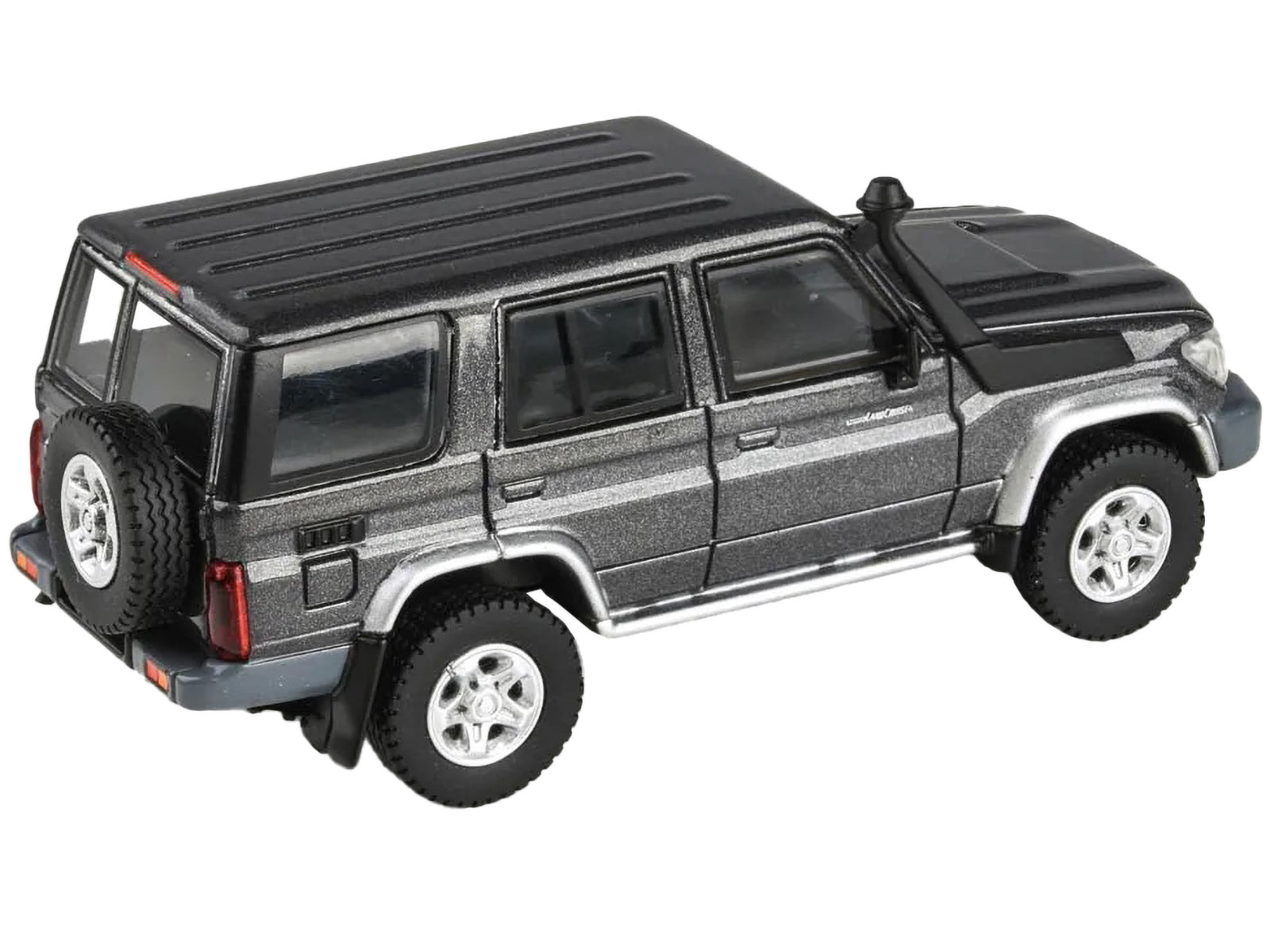2014 Toyota Land Cruiser 76 Graphite Gray Metallic 1/64 Diecast Model Car by Paragon Models-DiecastModeler.com