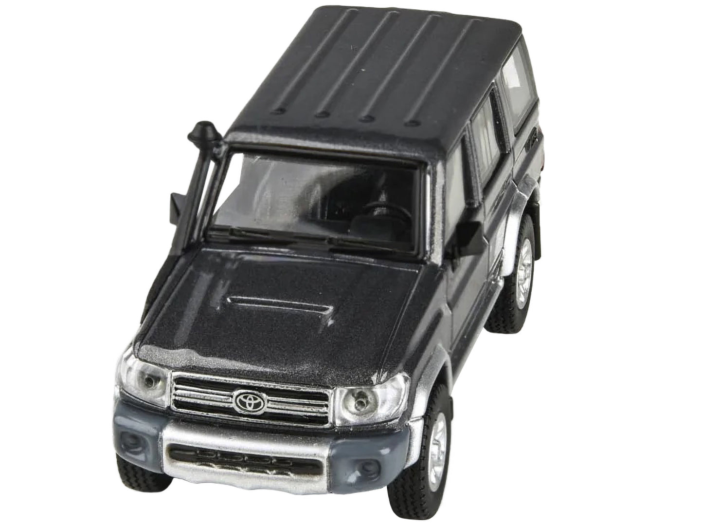2014 Toyota Land Cruiser 76 Graphite Gray Metallic 1/64 Diecast Model Car by Paragon Models-DiecastModeler.com