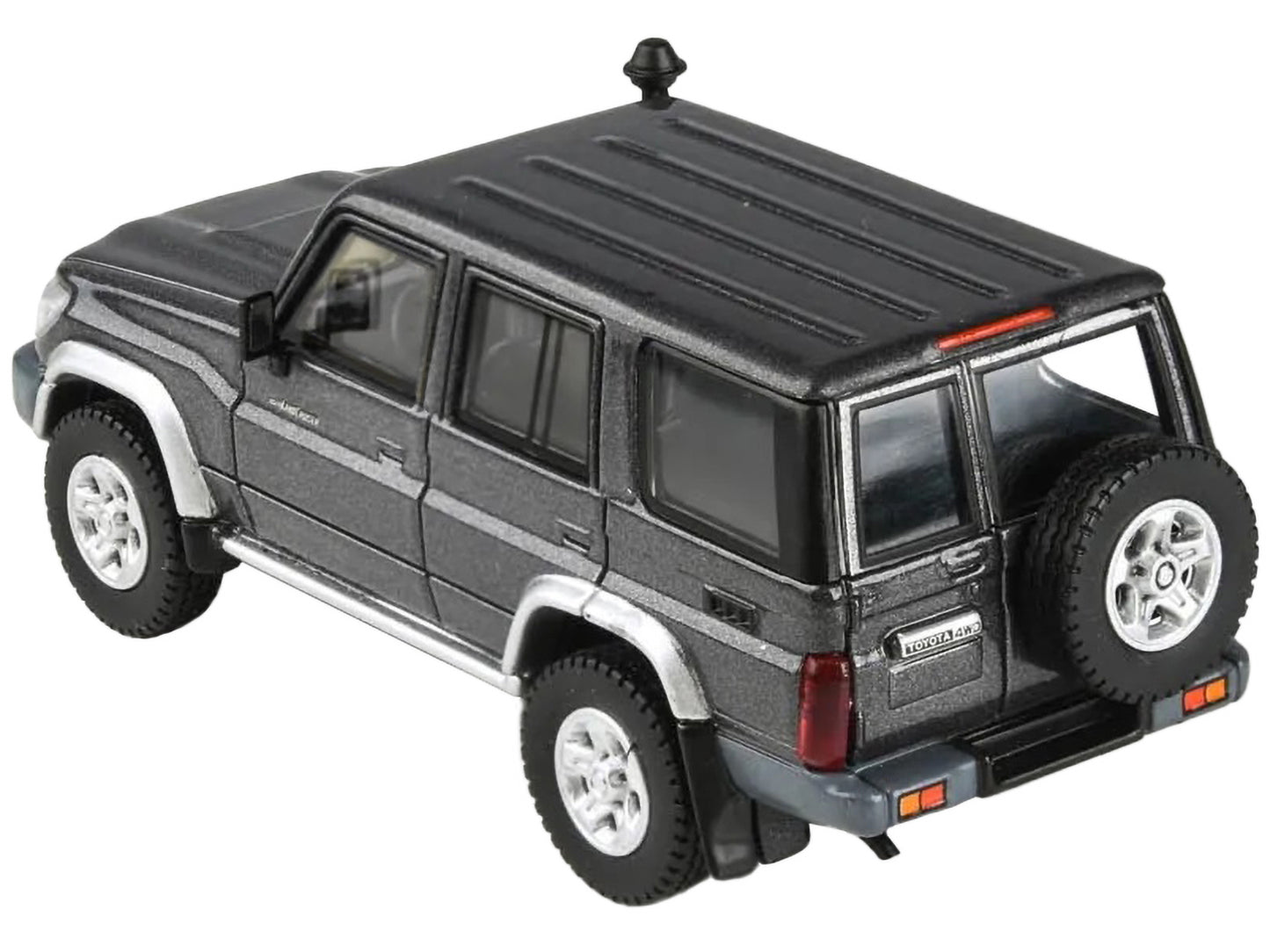 2014 Toyota Land Cruiser 76 Graphite Gray Metallic 1/64 Diecast Model Car by Paragon Models-DiecastModeler.com