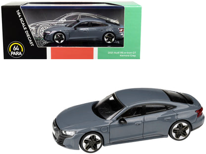 2021 Audi RS e-tron GT Kemora Gray 1/64 Diecast Model Car by Paragon-DiecastModeler.com