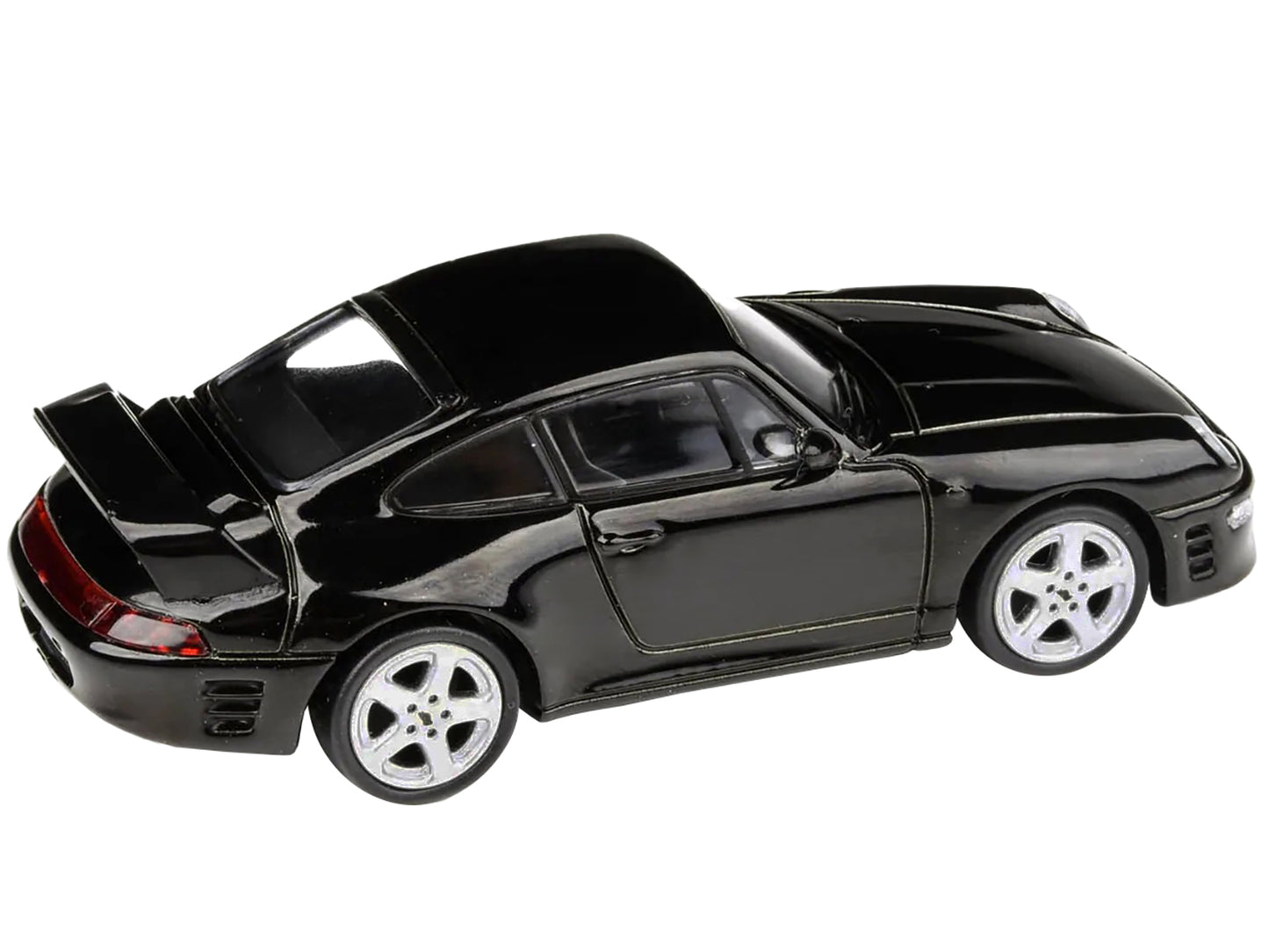 1995 RUF CTR2 Black 1/64 Diecast Model Car by Paragon-DiecastModeler.com