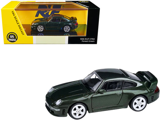 RUF CTR2 Forest Green Metallic 1/64 Diecast Model Car by Paragon Models-DiecastModeler.com