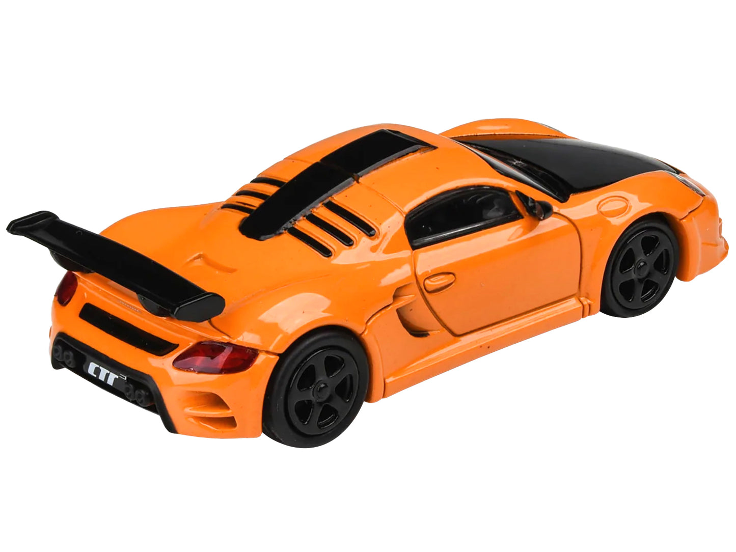 2012 RUF CTR3 Clubsport Orange with Black Hood 1/64 Diecast Model Car by Paragon Models-DiecastModeler.com