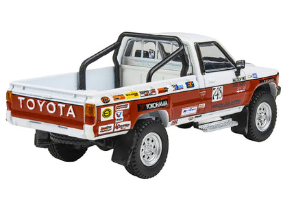 Toyota Hilux Pickup Truck #748 Malcolm Vinje - Mark Hansen "Mojave 250" (1987) 1/64 Diecast Model Car by Paragon Models