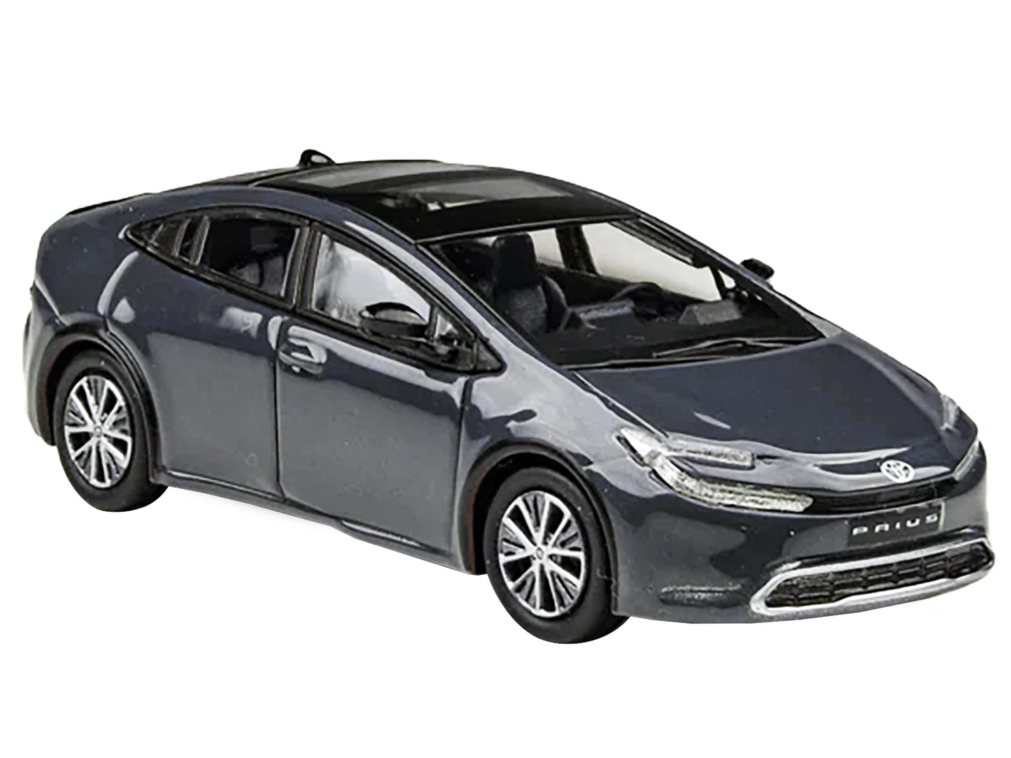 2023 Toyota Prius Guardian Gray 1/64 Diecast Model Car by Paragon Models