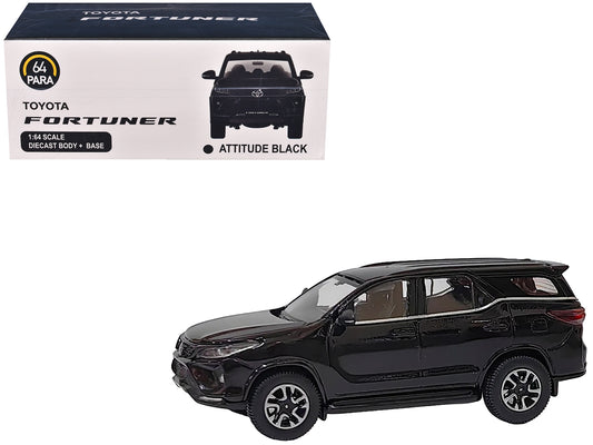 2023 Toyota Fortuner Attitude Black 1/64 Diecast Model Car by Paragon Models