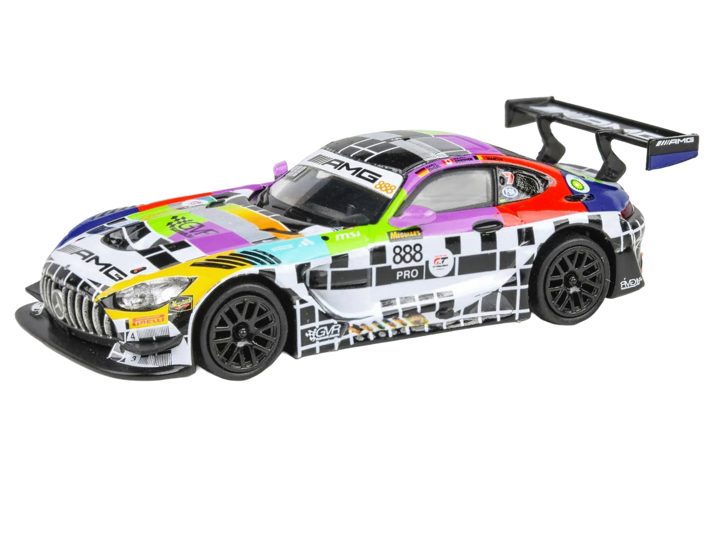 Mercedes-AMG GT3 #888 Maro Engel - Mikael Grenier - Maxime Martin "GruppeM Racing" "Bathurst 12 Hour" (2025) 1/64 Diecast Model Car by Paragon Models
