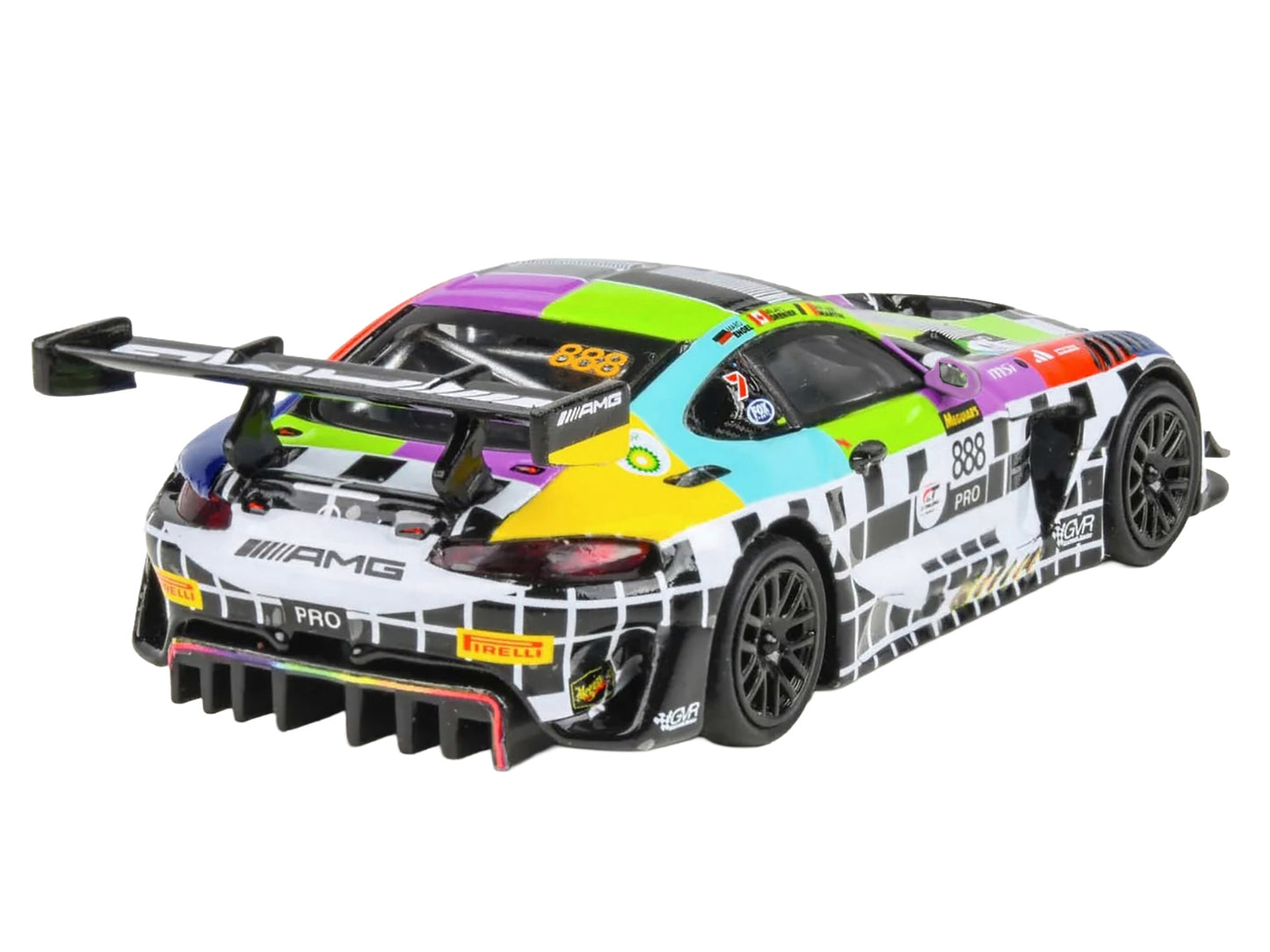 Mercedes-AMG GT3 #888 Maro Engel - Mikael Grenier - Maxime Martin "GruppeM Racing" "Bathurst 12 Hour" (2025) 1/64 Diecast Model Car by Paragon Models