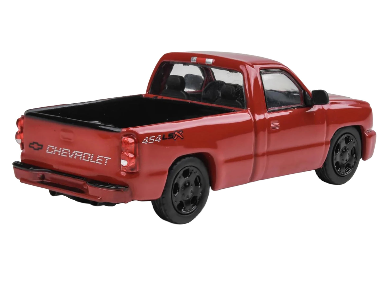 2006 Chevrolet Silverado 454 LSX Pickup Truck Victory Red 1/64 Diecast Model Car by Paragon Models