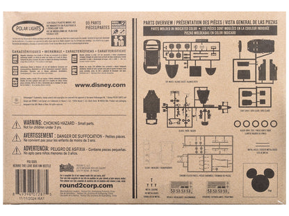 Skill 2 Model Kit Volkswagen Beetle Herbie "The Love Bug" (1969) Movie 1/25 Scale Model by Polar Lights