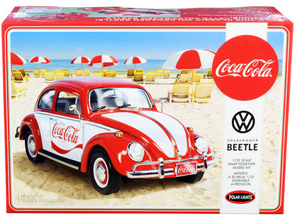 Skill 3 Snap Model Kit Volkswagen Beetle "Coca-Cola" 1/25 Scale Model by Polar Lights-DiecastModeler.com