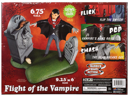 Skill 2 Model Kit Haunted Manor "Flight of the Vampire" Diorama Set 1/12 Scale Model by Polar Lights-DiecastModeler.com