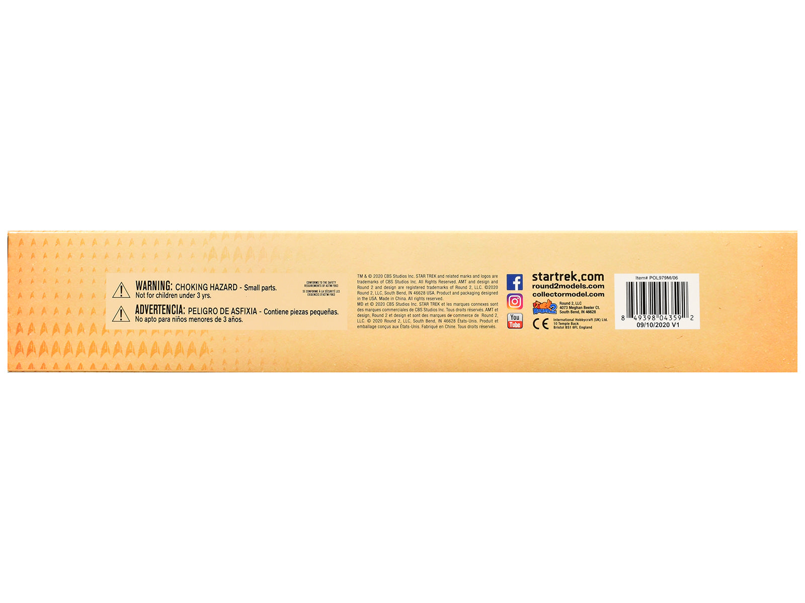 U.S.S. Discovery NCC-1031 Spacecraft "Star Trek: Discovery" (2017-2024) TV Series 1/2500 Scale Model by Polar Lights-DiecastModeler.com