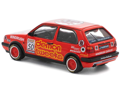 Volkswagen Golf GTI MK2 #50 Demon Tweeks "British Touring Car Championship" (1988) 1/64 Diecast Model Car by Pop Race