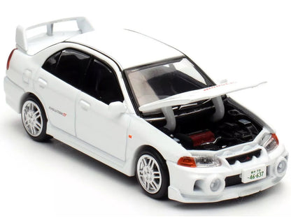 Mitsubishi Lancer Evolution IV RHD (Right Hand Drive) White "Indonesia Diecast Expo 2024 Exclusive" 1/64 Diecast Model Car by Pop Race