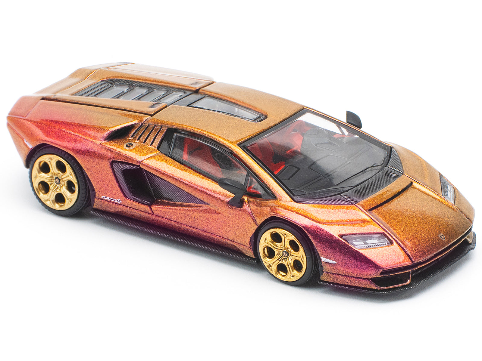 Lamborghini Countach LPI 800-4 Blu Hal Metallic 1/64 Diecast Model Car by Pop Race-DiecastModeler.com