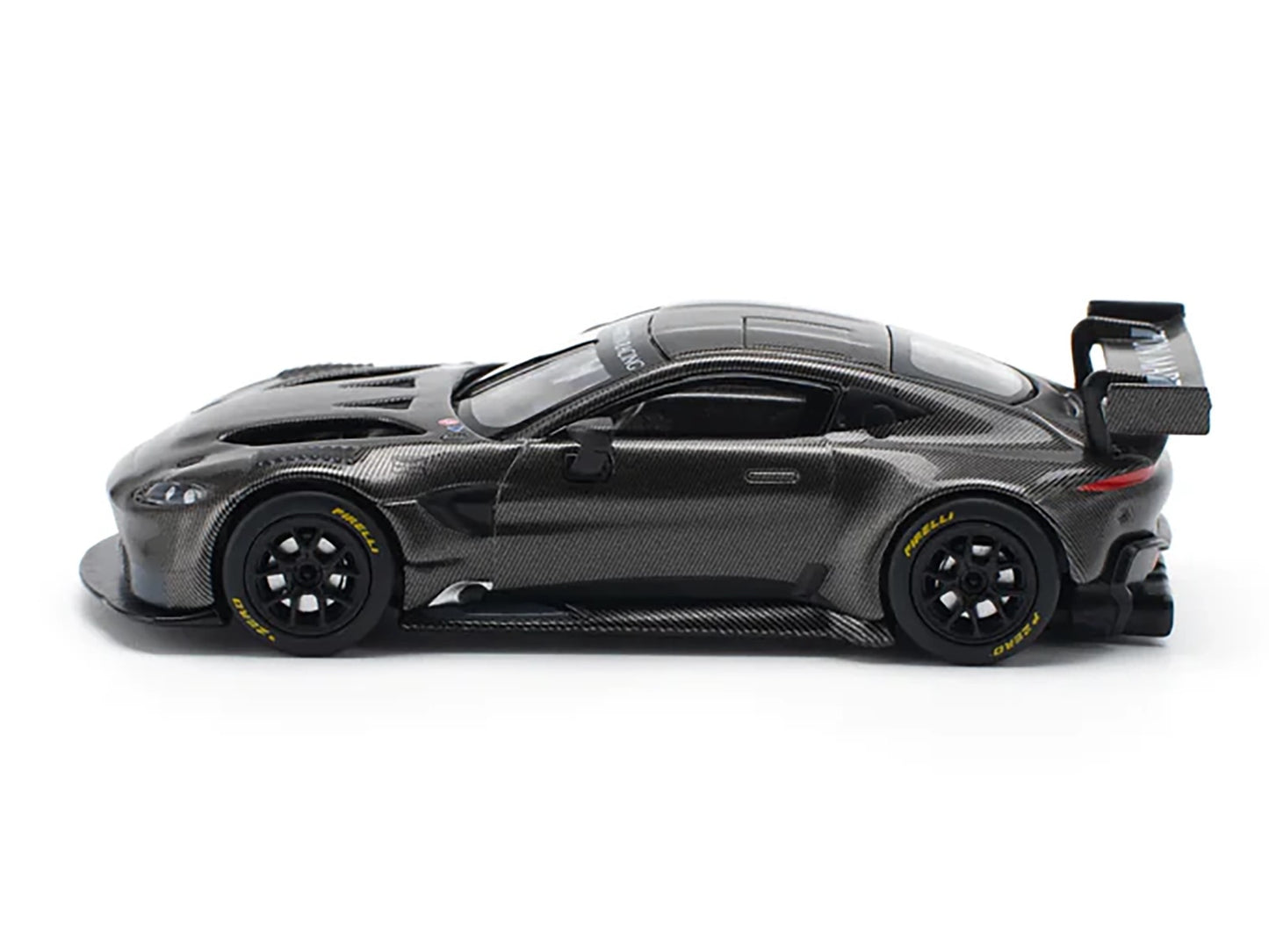 Aston Martin GT3 Carbon Edition 1/64 Diecast Model Car by Pop Race