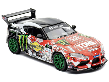Toyota Pandem GR Supra RHD (Right Hand Drive) Daigo Saito "D1 Grand Prix" (2024) 1/64 Diecast Model Car by Pop Race