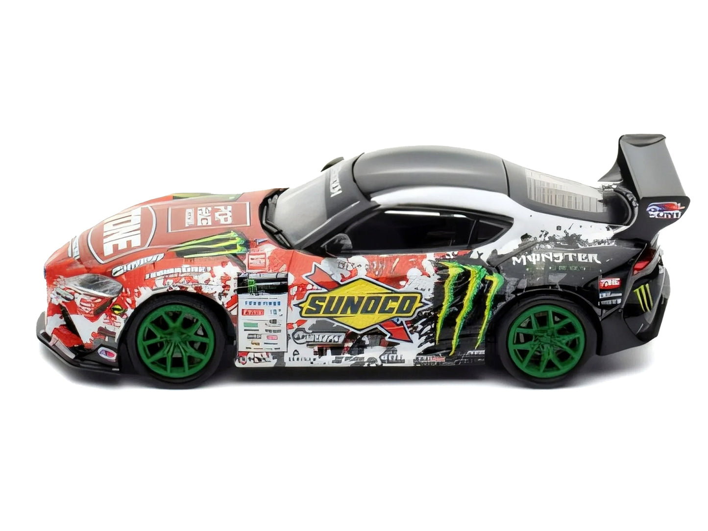 Toyota Pandem GR Supra RHD (Right Hand Drive) Daigo Saito "D1 Grand Prix" (2024) 1/64 Diecast Model Car by Pop Race