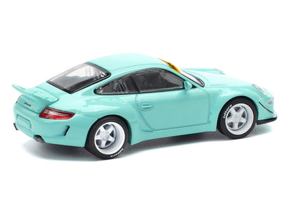 997 RWB Light Blue 1/64 Diecast Model Car by Pop Race