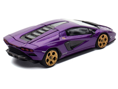 Lamborghini Countach LPI 800-4 Viola Pasifae Purple Metallic "Hong Kong Toycar Salon 2025" 1/64 Diecast Model Car by Pop Race-DiecastModeler.com