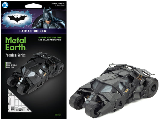 Model Kit Batman Tumbler "The Dark Knight Trilogy" (2005-2012) Movies (Challenging Difficulty) Steel Model by Metal Earth-DiecastModeler.com